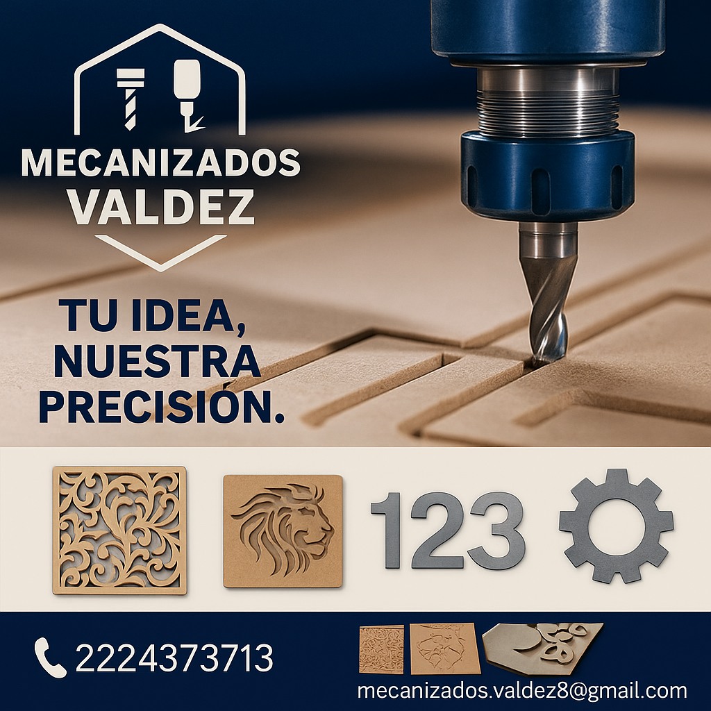 Piezas de mecanizado industrial